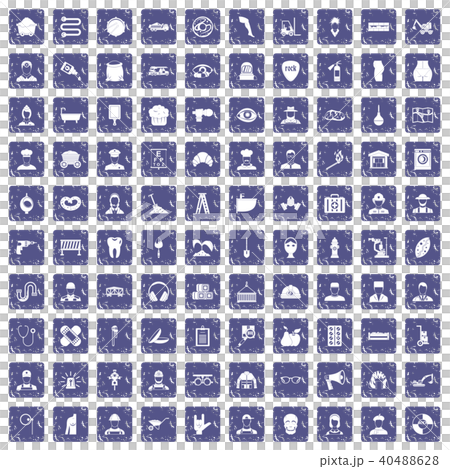 100 different professions icons set grunge sapphire 100 different professions icons set grunge sapphire 40488628