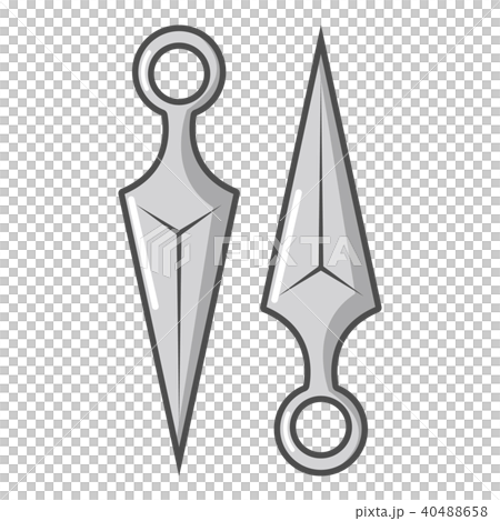 Kunai Icon Cartoon Styleのイラスト素材