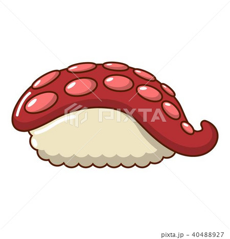Sushi octopus icon, cartoon style Sushi octopus icon, cartoon style 40488927