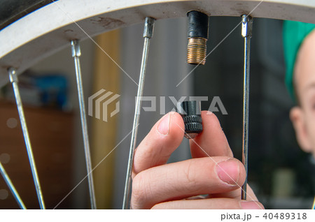 Maintenance bike home in the living room. 40489318