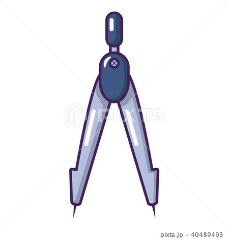 Compass icon, cartoon style. Compass icon, cartoon style. 40489493