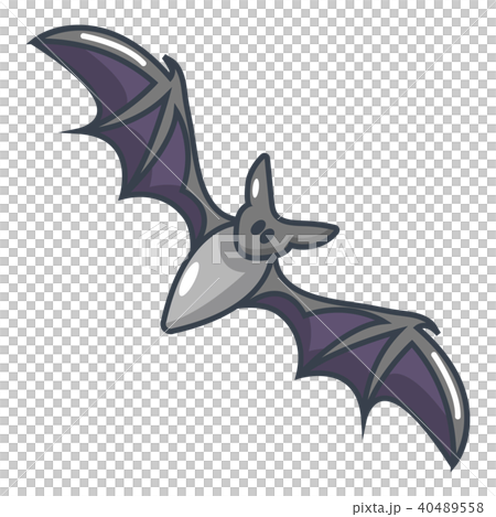 Bat icon, cartoon style 40489558