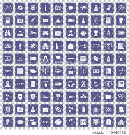 100 hacking icons set grunge sapphire 100 hacking icons set grunge sapphire 40490088