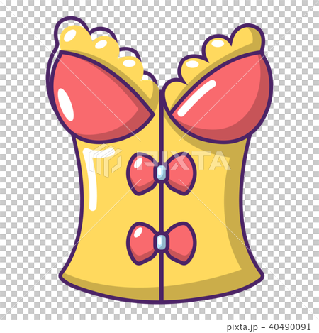 Brassiere shop icon, cartoon style 40490091