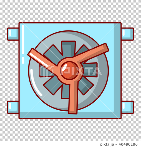 Dynamo car detail icon, cartoon style. 40490196