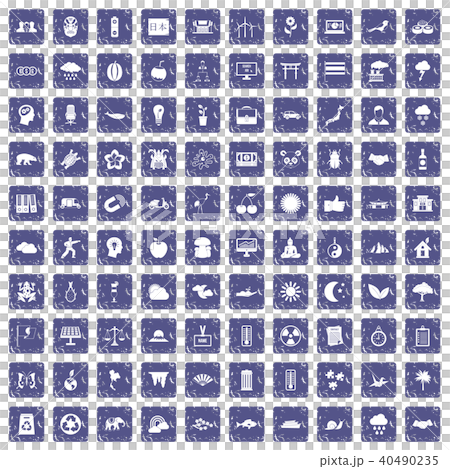 100 harmony icons set grunge sapphire 100 harmony icons set grunge sapphire 40490235