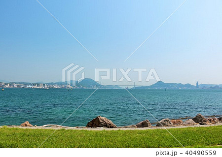 山口県　巌流島 40490559