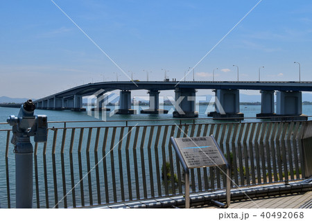 展望台から見た琵琶湖大橋 40492068