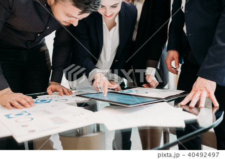 meeting business team brainstorm document info 40492497
