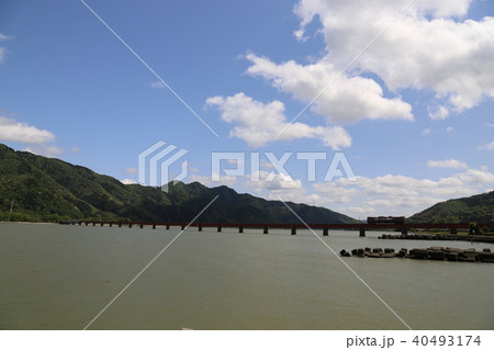 京都丹後鉄道 (旧  北近畿タンゴ鉄道)　由良川橋梁 40493174