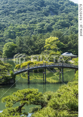 新緑の栗林公園 新緑の栗林公園 40497079