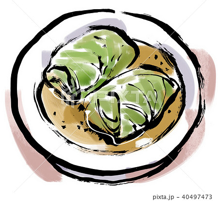 ロールキャベツのイラスト素材