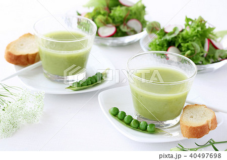 グリーンピーススープ 40497698