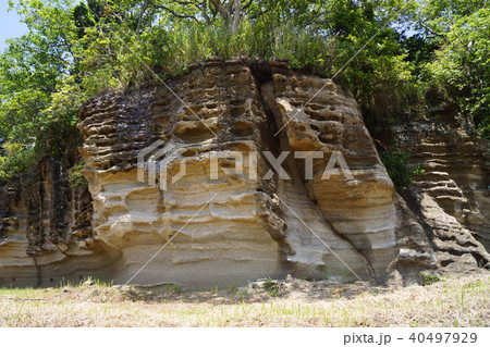 お猿鼻の大切岸 40497929