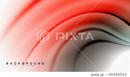 Swirl fluid flowing colors motion effect, holographic abstract background 40499503