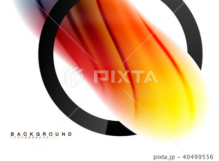 Swirl fluid flowing colors motion effect, holographic abstract background 40499556