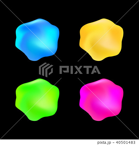 Abstract glossy formless jelly color element Abstract glossy formless jelly color element 40501483