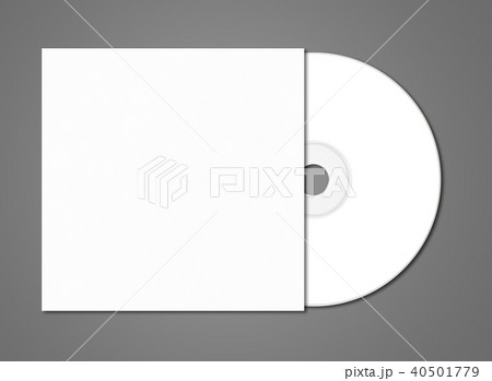 White CD - DVD mockup isolated on Dark Grey 40501779