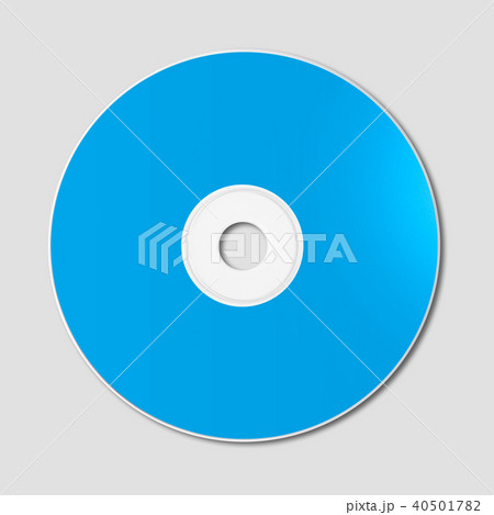 Blue CD - DVD mockup template isolated on Grey 40501782