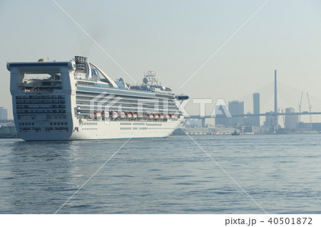 クルーズ客船ゴールデン・プリンセス大阪港入港 40501872