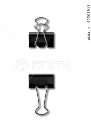 Bulldog clips isolated on white background 40501913