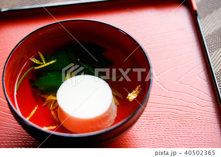 しんじょの吸い物 40502365