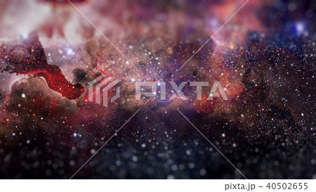 Nebula and stars in deep space. 40502655