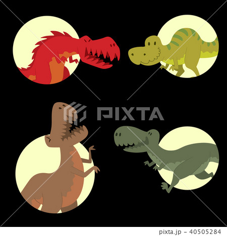 Dinosaurs vector dino animal tyrannosaurus t-rex danger creature force wild jurassic predator Dinosaurs vector dino animal tyrannosaurus t-rex danger creature force wild jurassic predator 40505284