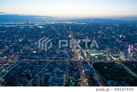 大阪 都市風景 町並 40507450