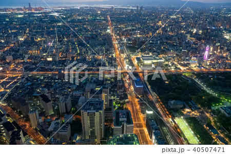 大阪 都市風景 町並 40507471
