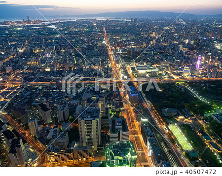 大阪 都市風景 町並 40507472