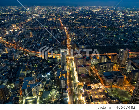 大阪 都市風景 町並 40507482