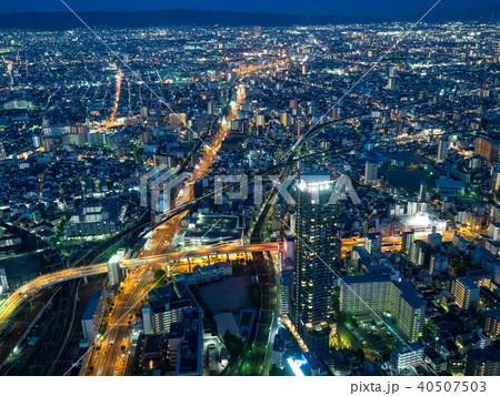大阪 都市風景 町並 40507503