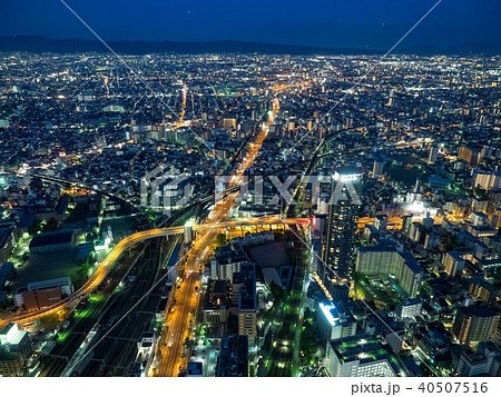 大阪 都市風景 町並 40507516