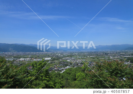 甲府盆地　坊ヶ峯展望台 40507857