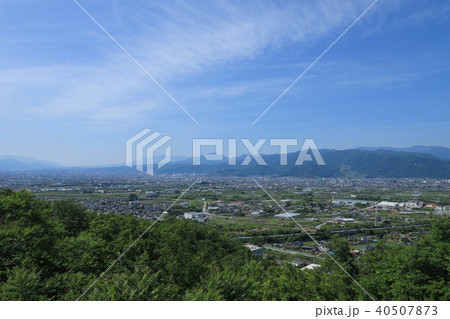 甲府盆地　坊ヶ峯展望台 40507873