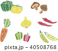 色鉛筆の野菜_2 40508768