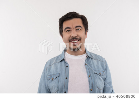 Cheerful nice man smiling to you Cheerful nice man smiling to you 40508900