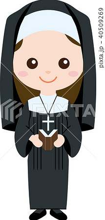 人物 職業 制服 （女性）シスター 40509269