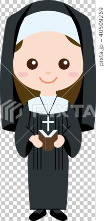 人物 職業 制服 （女性）シスター 40509269