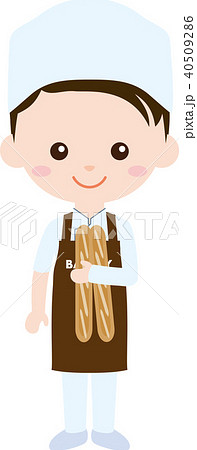 人物 職業 制服 (男性)パン屋さん 人物 職業 制服 (男性)パン屋さん 40509286