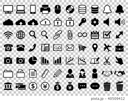 Business icon set 40509412