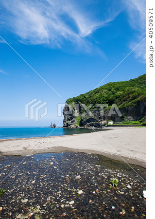 ローソク岩 積丹 小平町 40509571