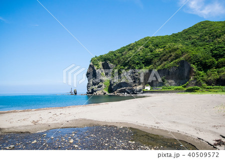 ローソク岩 積丹 小平町 40509572