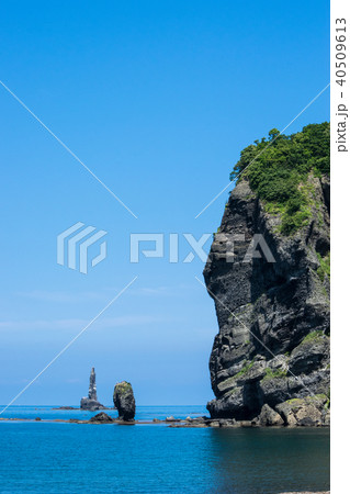 ローソク岩 積丹 小平町 40509613