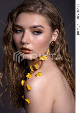 Portrait of a beautiful girl in a fantasy image. 40510211