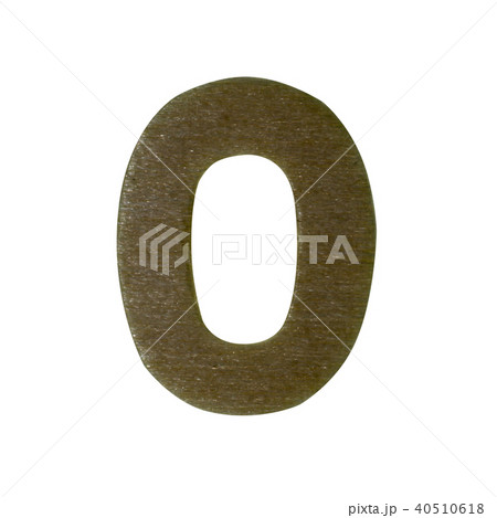 Wood type on white background Wood type on white background 40510618
