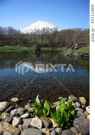京極吹き出し公園　羊蹄山 40511869