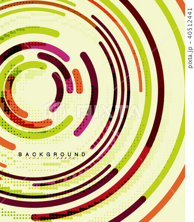 Circular lines, circles, geometric abstract background 40512441