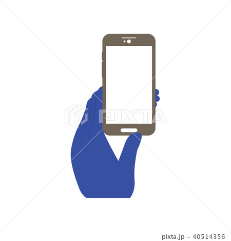 Hand holding a cellphone 40514356